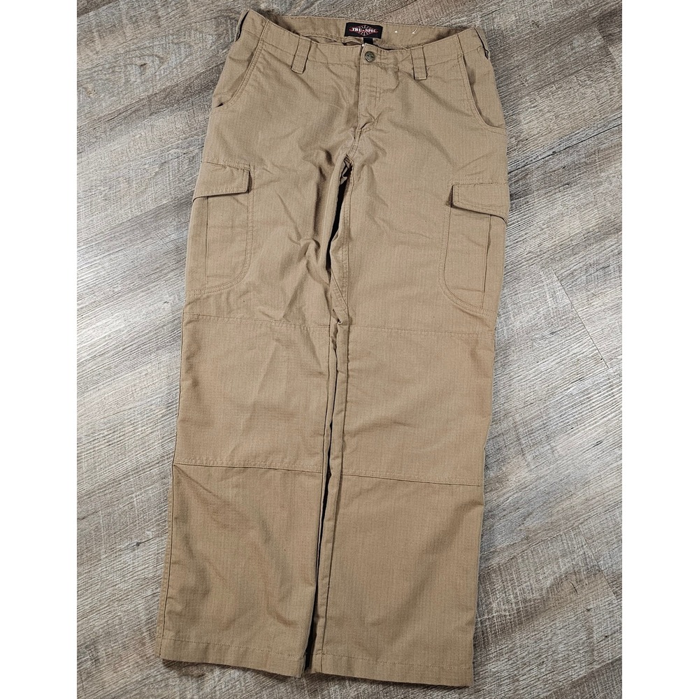 Tru-Spec Women 8/32 Tactical Cargo Pants Khaki Ripstop Straight Leg Coyote Tan